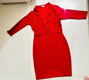 Red Wrap Dress