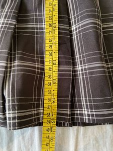 Plaid Pleated Skirt