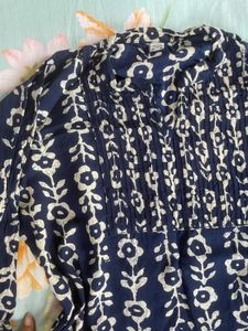 Floral Print short kurta