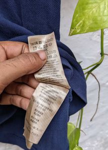 Burberry Navy Polo Shirt