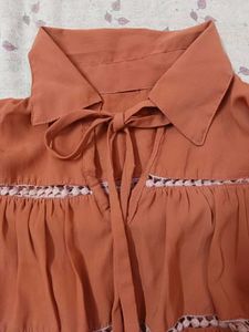 Cute Tie-Neck Top
