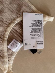 Incut Tank Top with Price Tag