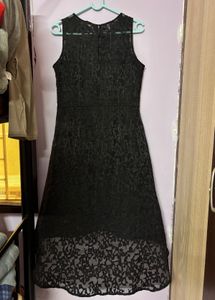 Elegant Black Lace Dress