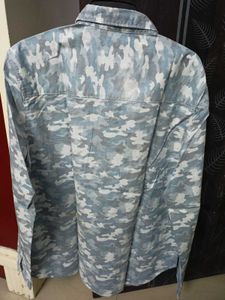 Wrangler Brand Shirt Blue White Shade
