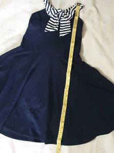 Girls Trendy Dress Navy Blue Colour