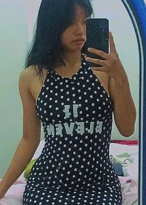 Polka Dot Halter Neck Dress
