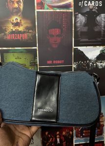 Miraggio Denim Shoulder Bag
