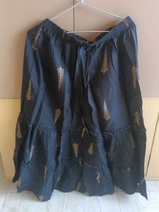 Black &amp; Gold Kurta-Sharara Set