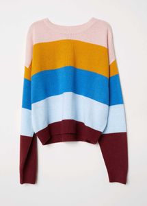 H&m Striped Knit Sweater