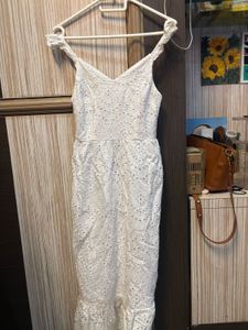 Long White Sundress 100%cotton
