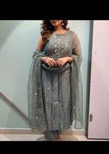 Embroidered handwork Kurta Set