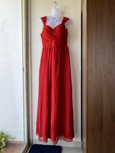 Red Heart Cutout Maxi Dress AZAZIE (A8)