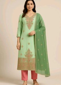 Elegant Green Kurta Set