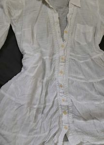 White Button-Down Shirt