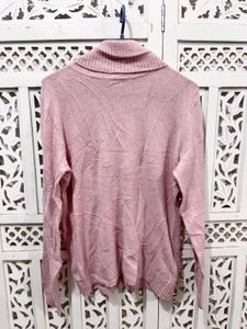 Pink Turtleneck Sweater D