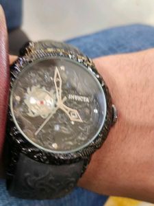 Invicta Watch Heavy Metrial Black 🖤 Time Date Ava