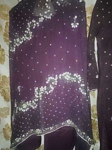 Kameez Shalwar Heavy Duppata