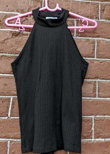 Mango Knitted Halter Neck Top.