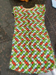 Diamond Patterned Dress