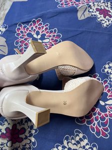 SSS off White Heels