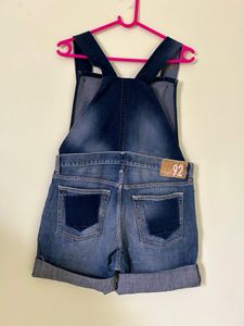 Denim Dungree Shorts