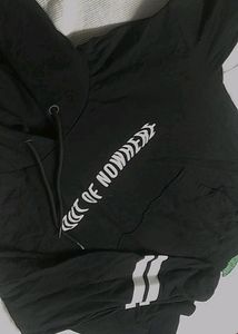 Black &#39;Out of Nowhere&#39; Graphic Hoodie