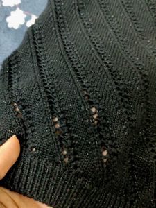 One Shoulder Zudio Black Top