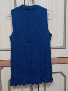 Green Knitted Two Piece Sweater/ Top