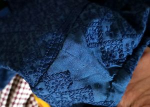 Navy Blue Chikankari Kurti