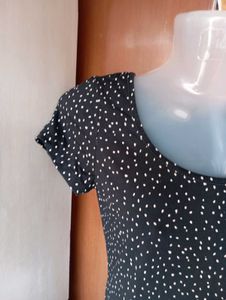 H&amp;M Polka Dot Bodycon Dress