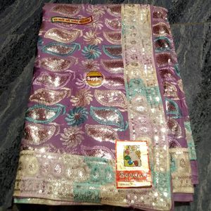 BANKTESH EMBROIDERY DESIGN COTTON SAREE