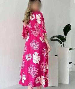 Floral Print Maxi Dress 4XL