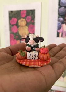 Pumpkin Moo Clay Calender