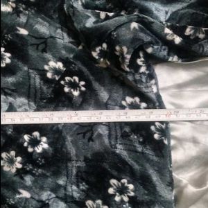 Floral Velvet tunic top