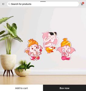 Asian Paints Expressive Ganesha Wall Stickers