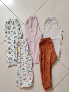 Combo - Set Of 5 Pants For Babies