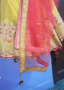 price dropped!!! heavy mustard lehenga