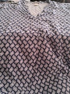 Leaf Print Top