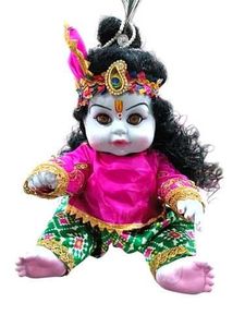 laddu Gopal silicon  Krishna size 10 in