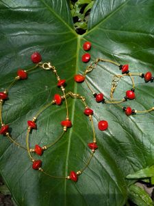 Manjadi seed Anklets