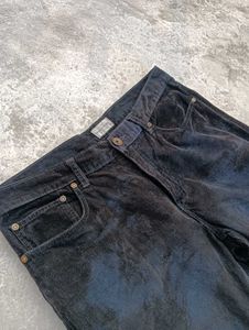 Corduroy Pants Black