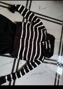 Striped Knit Set