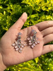 Rose Gold Necklace With Matching Earrings