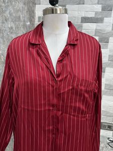Red Satin Shirt