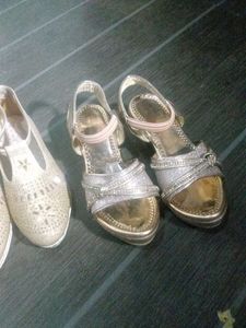 Girls&#39; Shimmery Party Shoes