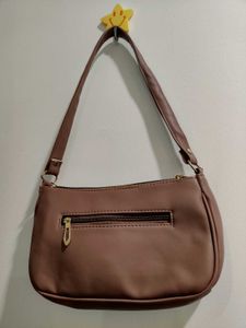 Stylish Pink Handbag with Chain