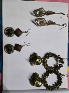 Earrings  4 pairs combo