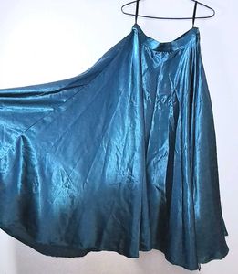 Satin Navy Blue Lehenga Choli