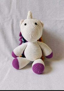 Unicorn Made Of Crochet