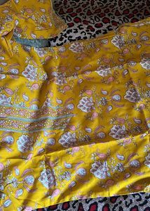 Yellow Floral Print Tunic
